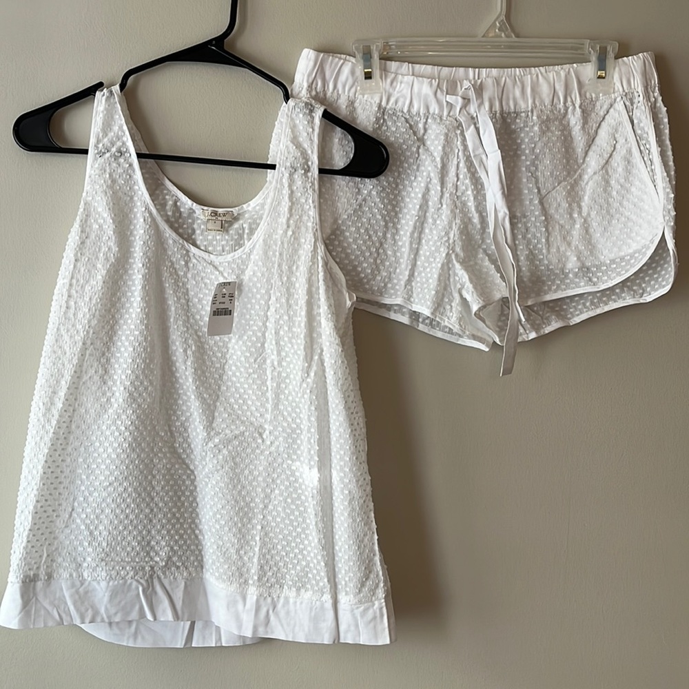 JCrew White Sleep Set. Small